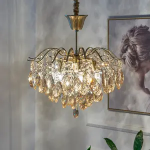 Quartz lamp crystal lightss home chandelier design customize crystal wall lamp
