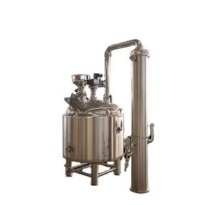 Peralatan Penyulingan Whiskey 1000L Ethanol Distiller 96% Gin Basket Distill