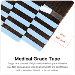 Băng trong phần mở rộng tóc 100% Remy tóc con người, đôi rút ra, tự nhiên, Mini, vô hình, trinh nữ, Nga, tiêm, dài, chất lượng salon - Product Image 3
