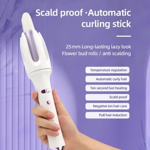 Electric Hair Straightening Beauty Equipment Salon <b>Heated</b> Hair Curler - Product Image 4