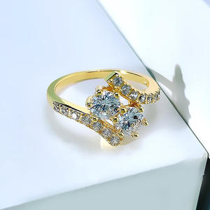 Anello Q955 in oro bianco con diamante taglio brillante rotondo, colore G naturale, gioiello da fidanzamento da donna - Product Image 5