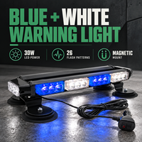 Barre lumineuse LED HSSH 100 cm, double face, clignotante, balise d'avertissement, 12 V 24 V, pour véhicules tout-terrain, ATV, UTV, voitures de golf