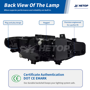 ไฟหน้า HETOP US F30 ปี 2012-2019 ซีรีส์ 3 แบบสองสี อัพเกรด DRL สไตล์ Ikon ไฟหน้ารถยนต์ LED แบบเสียบปลั๊กใช้งานได้ทันทีสำหรับ BMW - Product Image 5