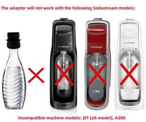 Adaptateur pour bouteille en verre Crystal de 0,7 L, remplacement pour bouteille en plastique, compatible Sodastream FIZZI G100 DUO TERRA ART GAIA Soda, 1 pièce - Product Image 6