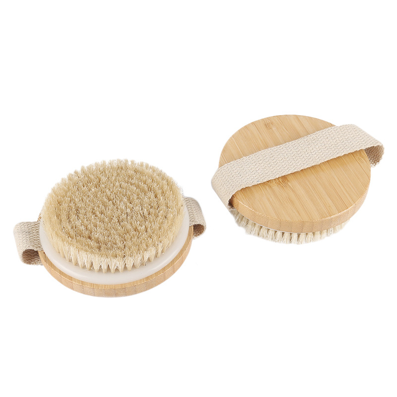 Щетка для волос из натурального бамбука, щетка с бамбуковой ручкой, с воздушной подушкой, в комплекте