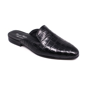 Mules Mocassins Homme en Cuir Véritable Motif <span class=keywords><strong>Serpent</strong></span> à Enfiler - Product Image 5