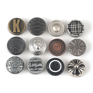 Nhà Máy Bán Buôn Tùy Chỉnh Thực Hiện Kim Loại Nút Túi Trang Trí Khắc Biểu Tượng Núm Vú Đinh Tán Cho Quần Áo Khoác - Product Image 1