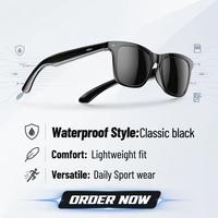 Gafas de Sol Inteligentes Deportivas con Audio, Impermeables, Inalámbricas, con Música a través de Auriculares Abiertos y Asistente de Voz con IA para Ciclismo