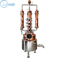 Leno stiler alemic Whisky Gin Vodka Distillation chaudière cuivre encore Reflux colonne Distillation liqueur équipement de Distillation