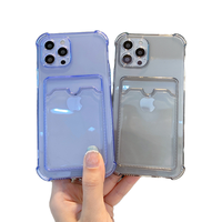 Nueva Funda Protectora Transparente con Degradado para iPhone 12 13 14 15 16 Pro Max, Carcasa de TPU Suave a Prueba de Golpes para Teléfono Móvil
