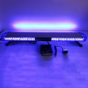 Barra de Luces LED Azul de Alta Potencia de 47 Pulgadas, Nueva, para Techo de Wrangler, Rotativa, de Advertencia, 12V, IP67, Impermeable, de Aluminio - Product Image 2