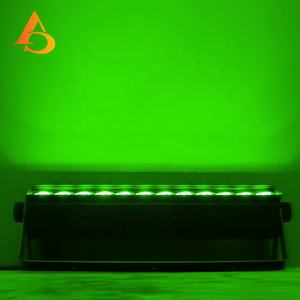 Projecteur mural linéaire en aluminium 12x12W, éclairage mural LED RGBW DMX pour intérieur - Product Image 2