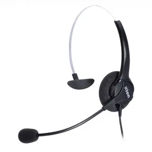 Casque d'écoute Binaural anti-bruit, casque pour téléphone avec PLT kd, pour centre d'appel ou radiophone