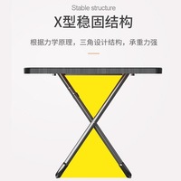 Table et chaises pliantes de forme circulaire au design moderne minimaliste compact - Aucun assemblage requis, portable pour les petites maisons louées