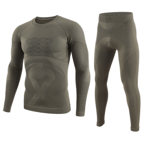 Vêtements de <span class=keywords><strong>sport</strong></span> d'extérieur ESDY en nylon sans couture, sous-vêtements thermiques, combinaison de ski, vêtements de yoga, extensibles, épais et chauds, vêtements d'automne - Product Image 1