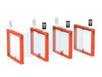 Barrière pivotante entièrement automatique à succès – Portillon de sécurité rapide avec lecteur RFID pour gymnases, moteur sans balais, IP65