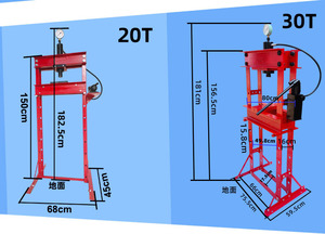 Prensa Hidráulica de Banco Tipo Pórtico para Automoción, Multifuncional para Componentes de Rodamientos y Motores 110/220/380V - Product Image 3