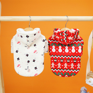 Vêtements de Noël glamour <span class=keywords><strong>pour</strong></span> animaux de compagnie-Pull fantaisie du Père Noël <span class=keywords><strong>pour</strong></span> petits chiens, vêtements <span class=keywords><strong>pour</strong></span> chats, vêtements d'hiver chauds <span class=keywords><strong>pour</strong></span> chiens - Product Image 1