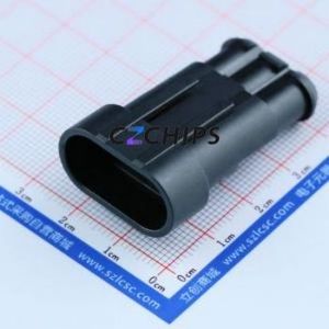 282105-1 Housing (Wire-to-Board / Wire-to-Wire) P=6mm Connector ( Jack Structure: 1x3P )( Pitch: 6mm )( Number of Rows: 1 ) - Product Image 2