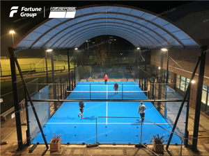 โรงงานผลิตหลังคาสนามแพเดิลแบบกำหนดเอง ปี 2026 ผู้ผลิตและจำหน่ายหลังคาสนามแพเดิลเทนนิสกลางแจ้งพร้อมหญ้าเทียม - Product Image 4