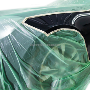 Film de masquage automobile en plastique HDPE, rouleau de 300 m, souple, moulé par soufflage, pour la peinture automobile, utilisation chimique - Product Image 3