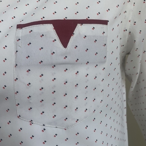 Nuovo arrivo camicia più recente disegni per gli uomini camicia Slim Fit camicia da uomo stampata - Product Image 3