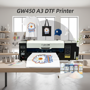 Impresora de Inyección de Tinta DTF de 13 Pulgadas con Cabezal Único, Máquina de Impresión de Rollo a Rollo A3+ para Impresión en Tela - Product Image 2