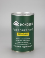 Filtre déshydratant HONSENG HS-D48, élément filtrant déshydratant à tamis moléculaire pour unité de réfrigération, climatiseur, entrepôt frigorifique