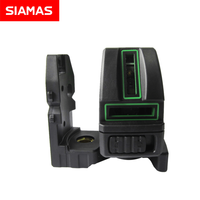 Outil de marquage laser à nivellement automatique à 2 lignes de niveau laser vert SIAMAS 1V1H avec support mural magnétique