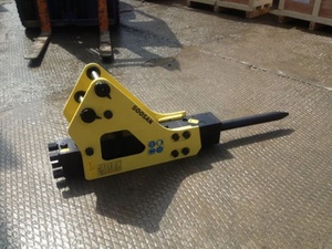 <span class=keywords><strong>Marteau</strong></span> hydraulique de démolition pour <span class=keywords><strong>mini</strong></span>-excavatrices de 0,8 à 2,5 tonnes, poids 102 kg, certifié ISO/CE, jaune - Product Image 5