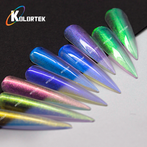 Kolortek ผงโครเมี่ยมแสงสีขาวพรีเมี่ยมสำหรับเล็บผงประกายกระจกส่องประกาย - Product Image 2
