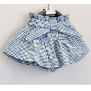 Setelan Baju Katun Anak Perempuan, Setelan Pakaian Anak Perempuan, Kemeja Lengan Pendek, Rok Pendek 2 Potong, Setelan Pakaian Kartun Anak Perempuan, Katun Busur, Pakaian Anak-anak - Product Image 4