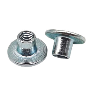 Mạ kẽm M6 M8 M10 phẳng đầu thép carbon lớp 4.8 ren Thùng Nut t Hàn các loại hạt - Product Image 6