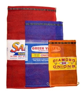 Sacs d'oignons en plastique réutilisables personnalisés PP/PE Mesh Firewood Potato Storage Impression pour l'emballage des fruits et légumes - Product Image 6