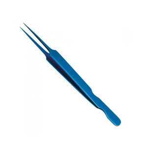 Pince à épiler pour extensions de cils, outils de maquillage, en acier inoxydable argenté, non magnétique, pour faux cils - Product Image 3