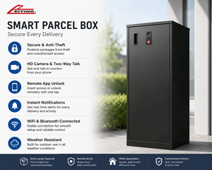 Armadietto Intelligente per <span class=keywords><strong>Pacchi</strong></span> di Grandi Dimensioni, Connesso Wireless per Esterni, con Videocitofono e Accesso Remoto - Product Image 1