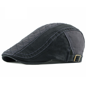 남자의 100% 면 뉴스 보이 아이비 모자 사계절 조절 가능한 아일랜드어 택비 개츠비 모자 - Product Image 6