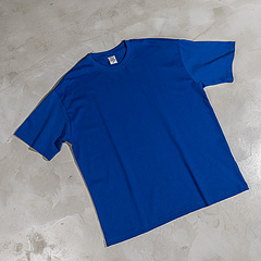 เสื้อยืดผู้ชายแขนสั้นพิมพ์ลายสีพื้นหนา260 GSM โลโก้ออกแบบได้ตามต้องการ - Product Image 5