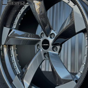 Jantes en fibre de carbone forgées sur mesure de luxe 5x114.3 5x120 5x112 5x130 6x139.7 18 19 20 22 pouces Mononlock pour voiture de luxe - Product Image 4