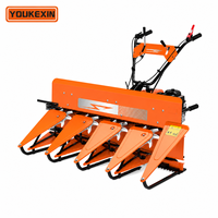 Moissonneuse-batteuse autoportée YKX à 3 et 4 rangs, à essence, pour la récolte des céréales en agriculture et vergers