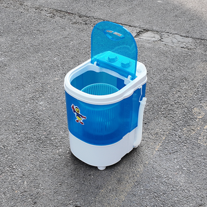 Mini <span class=keywords><strong>Lave</strong></span>-<span class=keywords><strong>linge</strong></span> Portable Double Bouton Bleu pour le Nettoyage des Sous-vêtements de Bébé et des Chaussures - Product Image 4