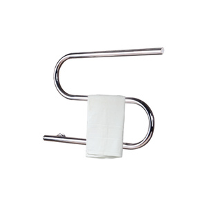 Porte-serviettes <span class=keywords><strong>mural</strong></span> portable facile à transporter, <span class=keywords><strong>petit</strong></span> porte-serviettes électrique en acier inoxydable chromé - Product Image 3