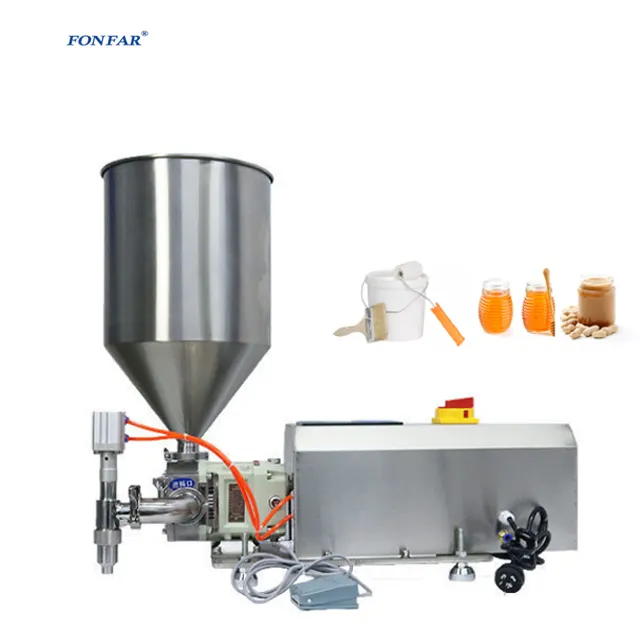 Hochviskositäts-ausfüllmaschine für soße und eiscreme edelstahl cam-rotor pumpe/servo-abfüllmaschine zum verkauf