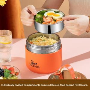Recipiente Térmico <span class=keywords><strong>de</strong></span> Acero Inoxidable <span class=keywords><strong>de</strong></span> 1.8L <span class=keywords><strong>para</strong></span> Alimentos Calientes y Fríos, Boca Ancha, Hermético, <span class=keywords><strong>para</strong></span> Sopas, <span class=keywords><strong>para</strong></span> Adultos, Mantiene el Calor por 10 Horas - Product Image 5