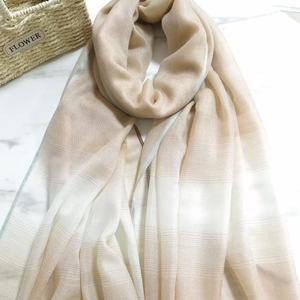 ベストセラー パシュミナ グリーン グレー 100% カシミヤ スカーフ - Product Image 4