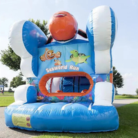 Parcours d'obstacles gonflable commercial personnalisé pour enfants et adultes, idéal pour les fêtes de carnaval en plein air, les événements et la location dans les parcs d'attractions