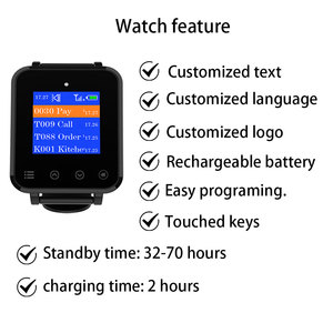 Bouton d'appel de serveur Artom avec support de <span class=keywords><strong>menu</strong></span> et différents textes dans d'autres langues appelant le système d'appel sans fil - Product Image 5