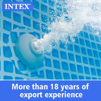 Intex 28158 15FT x 33IN piscine en PVC hors sol 15ft x 33in combinaison gonflable ronde simple pour usage domestique ou résidentiel