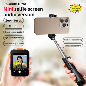 RK-X40H Siêu 2 Trong 1 Không Dây Màn Trập Và Ảnh Tự Sướng Màn Hình Cùng Điện Thoại Vlog Ảnh Tự Sướng Màn Hình Màn Hình Phía Sau Máy Ảnh Màn Hình - Product Image 2