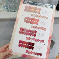 KAISE Kit de Gels UV LED Transparents Multicolores 30 Couleurs 2025 Nouveauté Longue Durée Sans HEMA Sans TPO Paillettes pour Salon de Manucure Vente en Gros